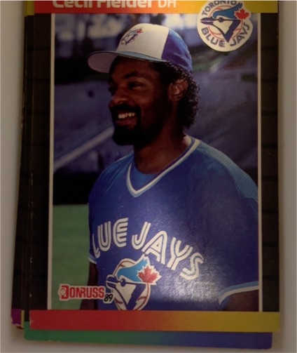 1989 Donruss #442a Cecil Fielder — front