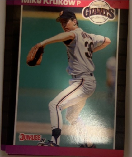 1989 Donruss #258 Mike Krukow — front