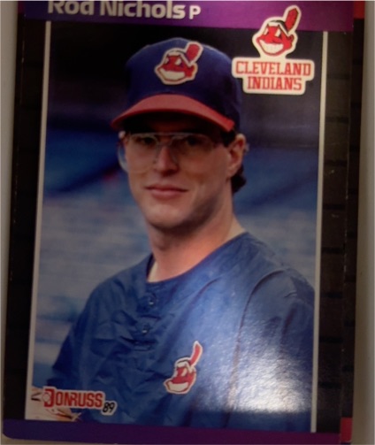 1989 Donruss #649 Rod Nichols Cleveland Indians — front