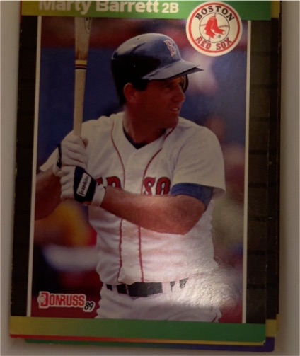 1989 Donruss #2B Marty Barrett — front