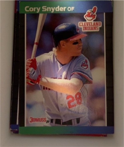 1989 Donruss #191 Cory Snyder — front