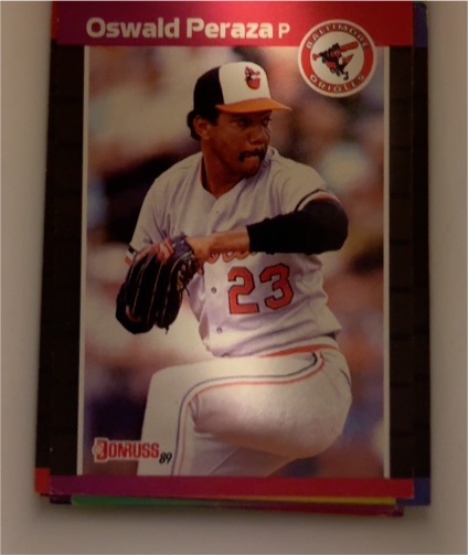 1989 Donruss #524 Oswald Peraza — front