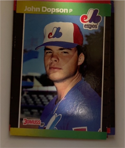 1989 Donruss #392 John Dopson — front