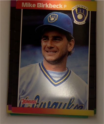1989 Donruss #501 Mike Birkbeck — front