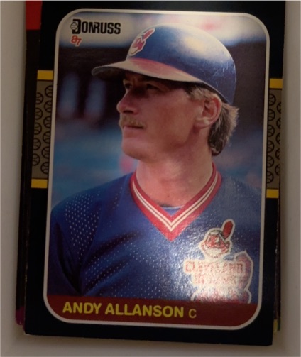1987 Donruss #95 Andy Allanson — front