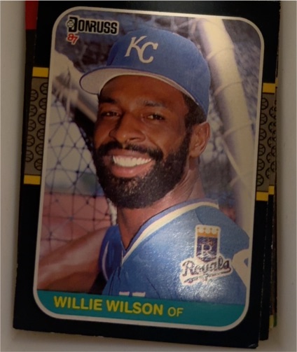 1987 Donruss #96 Willie Wilson — front