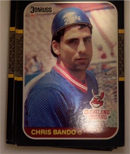 1987 Donruss #501 Chris Bando — front