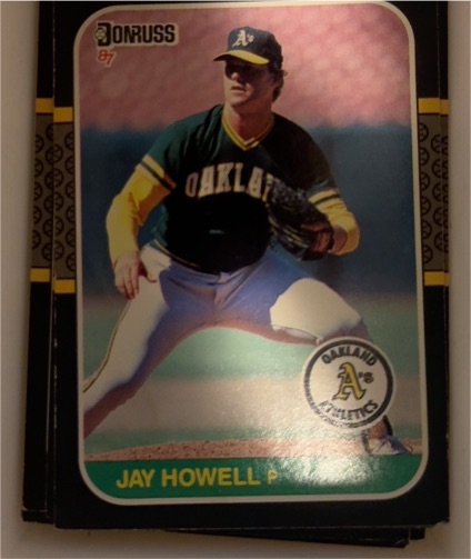 1987 Donruss #503 Jay Howell — front