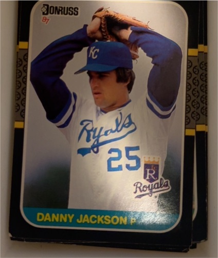 1987 Donruss #157 Danny Jackson — front