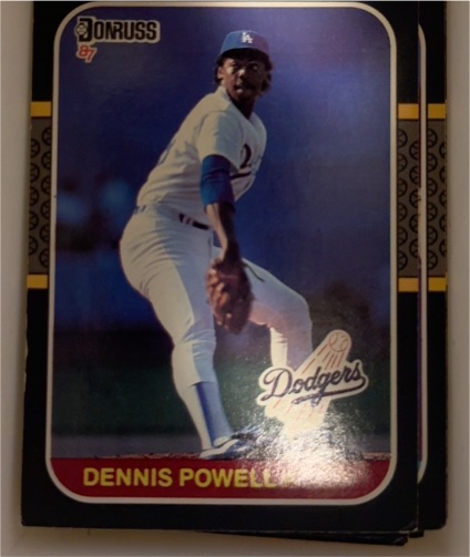 1987 Donruss #499 Dennis Powell — front