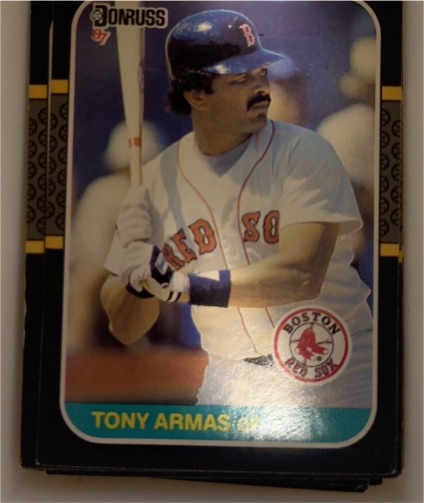 1987 Donruss #498 Tony Armas — front