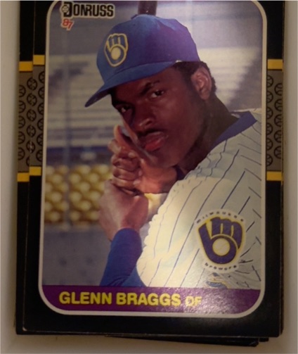1987 Donruss #337 Glenn Braggs — front