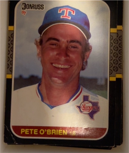 1987 Donruss #259 Pete O'Brien — front