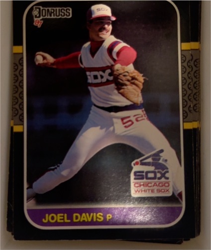 1987 Donruss #124 Joel Davis — front