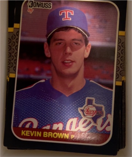 1987 Donruss #627 Kevin Brown — front