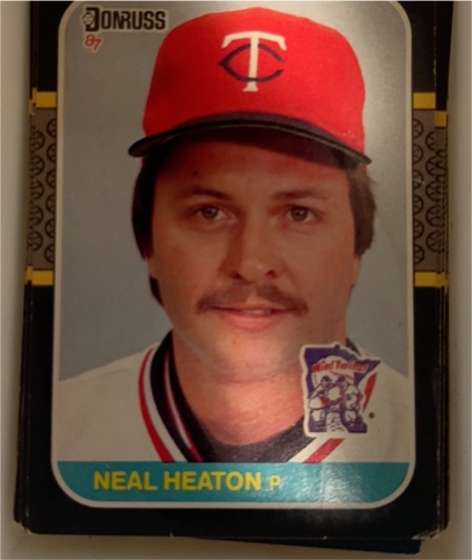 1987 Donruss #615 Neal Heaton — front