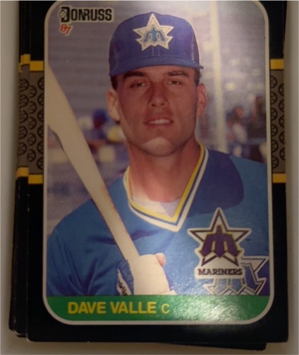1987 Donruss #610 Dave Valle — front