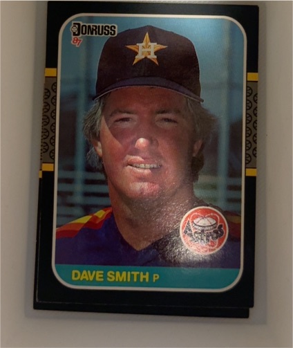 1987 Donruss #308 Dave Smith — front