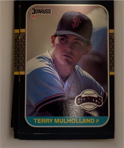 1987 Donruss #515 Terry Mulholland — front