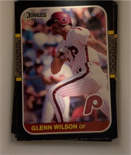 1987 Donruss #61 Glenn Wilson — front