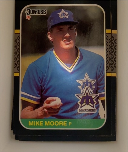 1987 Donruss #70 Mike Moore — front