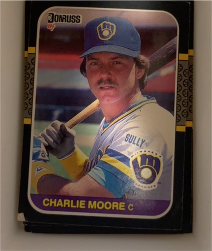 1987 Donruss #372 Charlie Moore — front