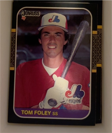 1987 Donruss #504 Tom Foley — front