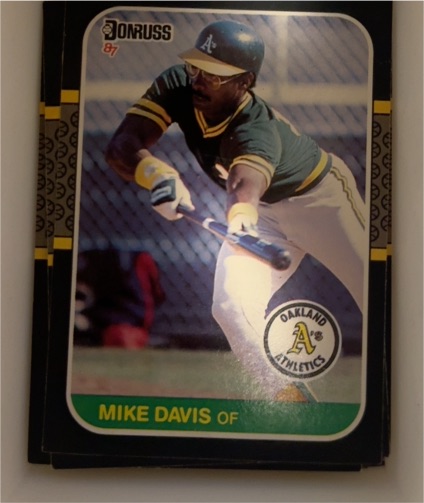 1987 Donruss #133 Mike Davis — front