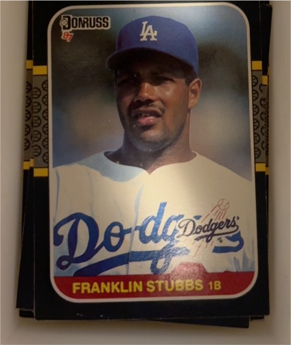 1987 Donruss #299 Franklin Stubbs — front