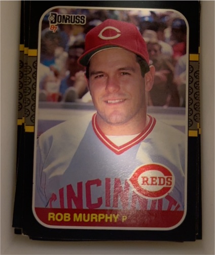 1987 Donruss #452 Rob Murphy Cincinnati Reds — front