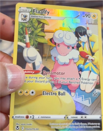 2022 Pokémon SWSH12: Silver Tempest Trainer Gallery #TG03 Flaaffy — front