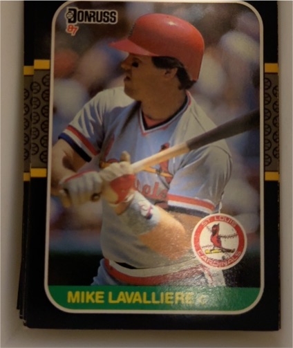 1987 Donruss #331 Mike LaValliere — front