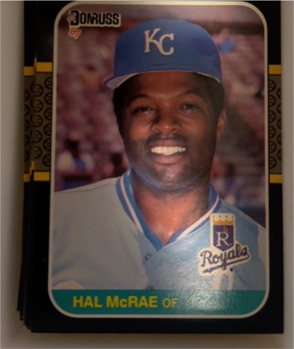 1987 Donruss #471 Hal McRae — front