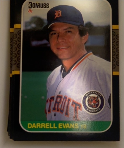 1987 Donruss #398 Darrell Evans — front