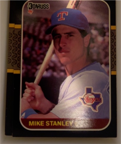 1987 Donruss #592 Mike Stanley — front