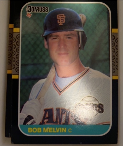 1987 Donruss #97 Bob Melvin — front