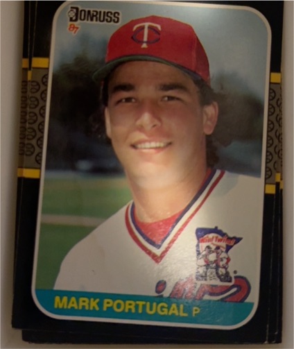 1987 Donruss #566 Mark Portugal — front