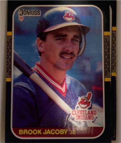 1987 Donruss #104 Brook Jacoby Cleveland Indians — front