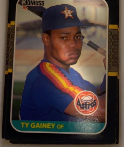 1987 Donruss #533 Ty Gainey Houston Astros — front