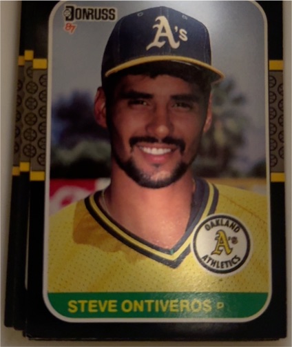 1987 Donruss #221 Steve Ontiveros — front