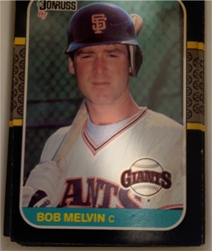 1987 Donruss #66 Bob Melvin — front