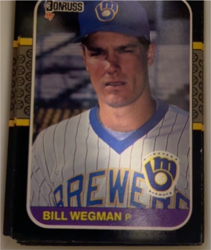 1987 Donruss #117 Bill Wegman — front