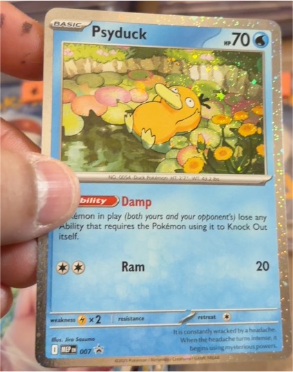 2005 Black Star Promo #007 Psyduck — front