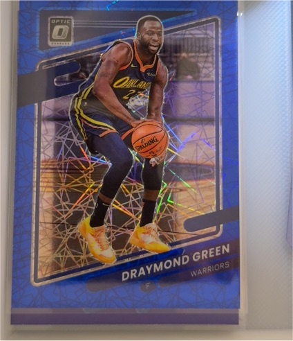 2021-22 Panini Donruss Optic #29 Draymond Green Blue Velocity Prizm — front