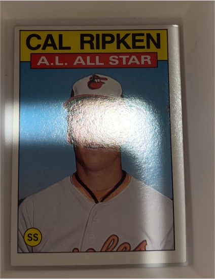 1986 Topps #715 Cal Ripken Jr. — front