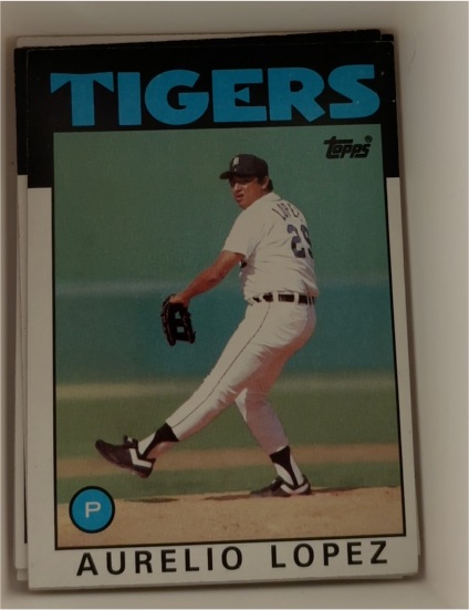 1986 Topps #367 Aurelio Lopez — front