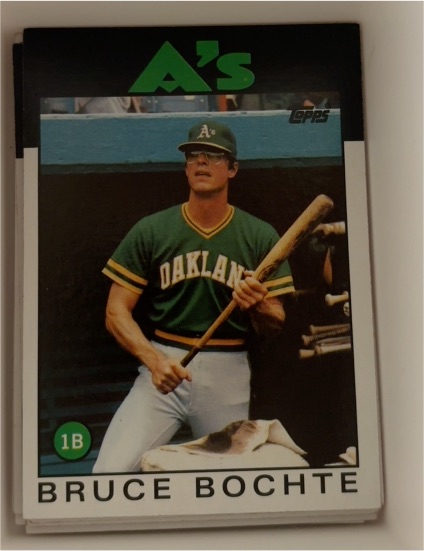 1986 Topps #378 Bruce Bochte — front