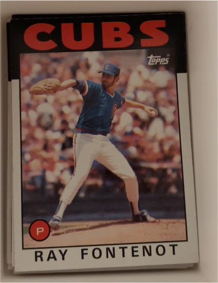1986 Topps #308 Ray Fontenot — front
