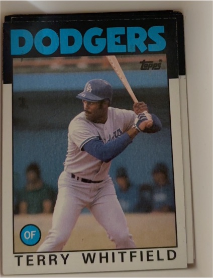 1986 Topps #318 Terry Whitfield — front