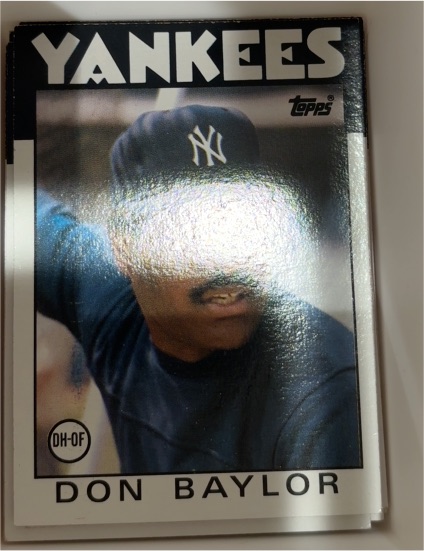 1986 Topps #765 Don Baylor — front